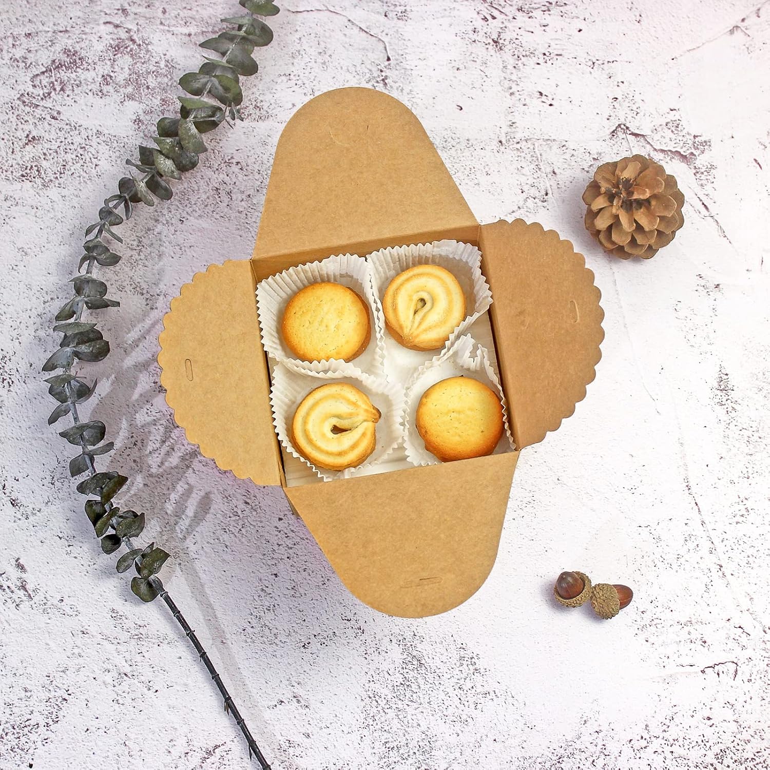 Brown Kraft Gift Box 10 Pack with Ribbon