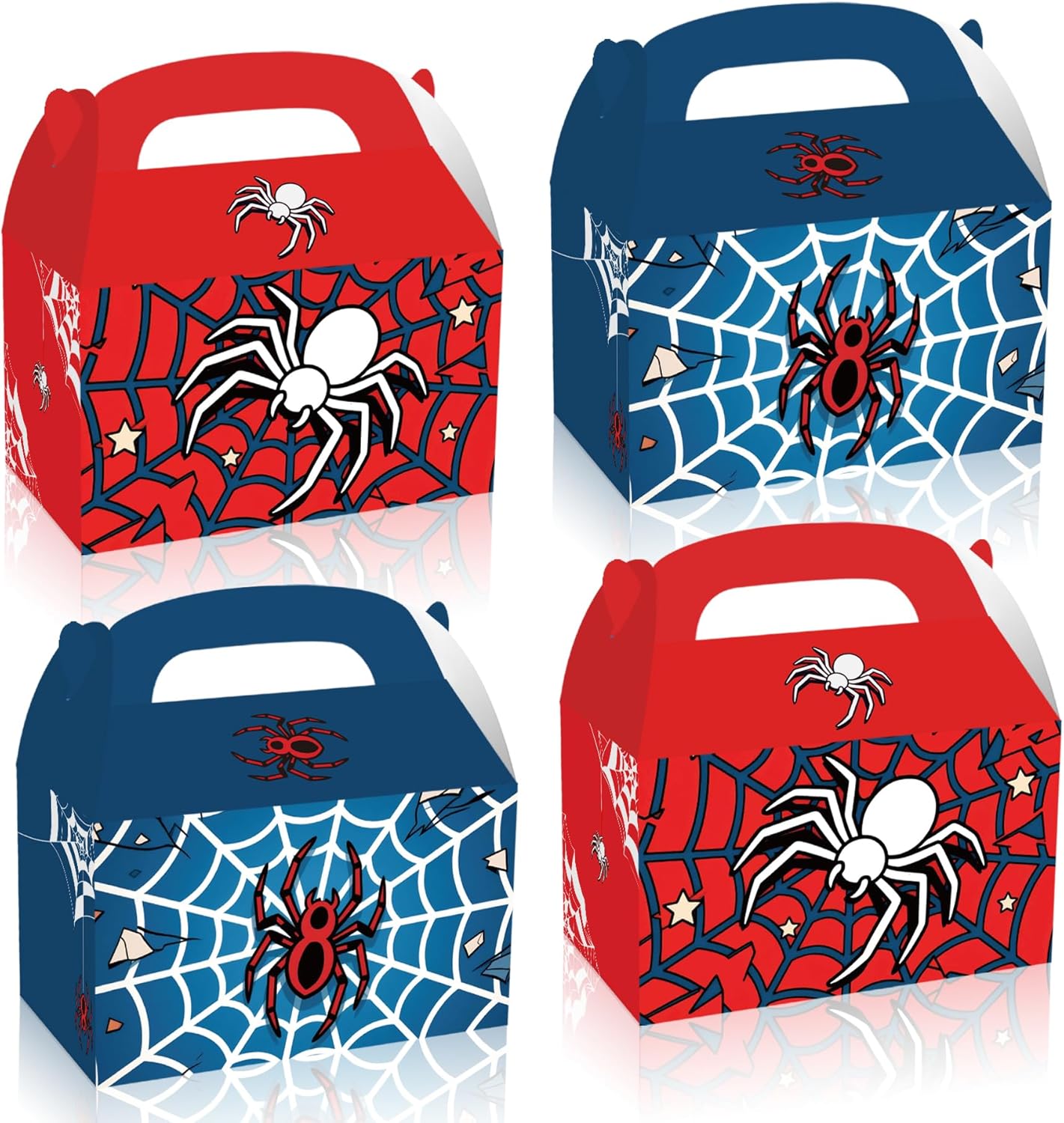 FLOLUVZ 16 Piece Spider Themed Gift Boxes