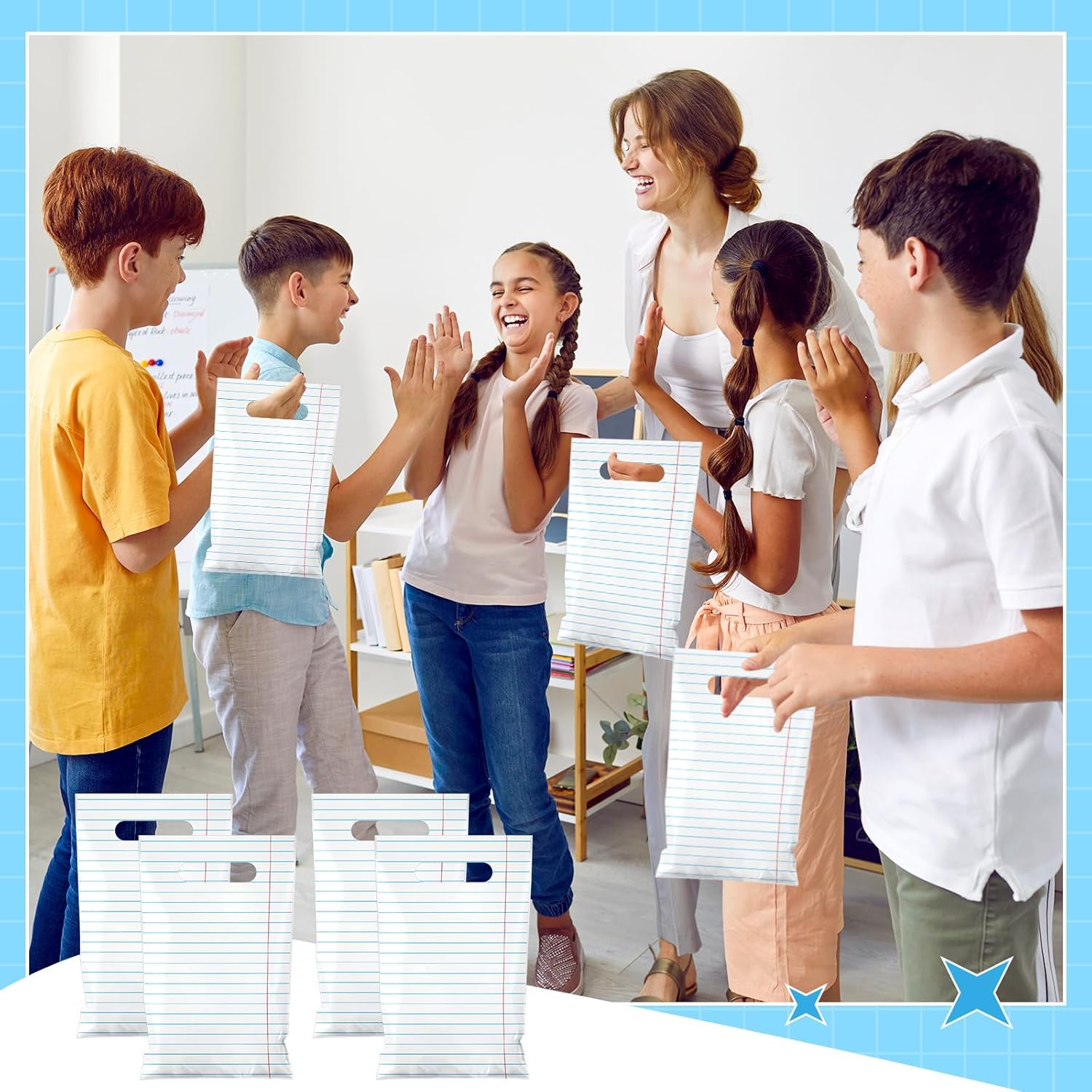 Geyoga 48 Pcs Back to School Gift Bags With Handle