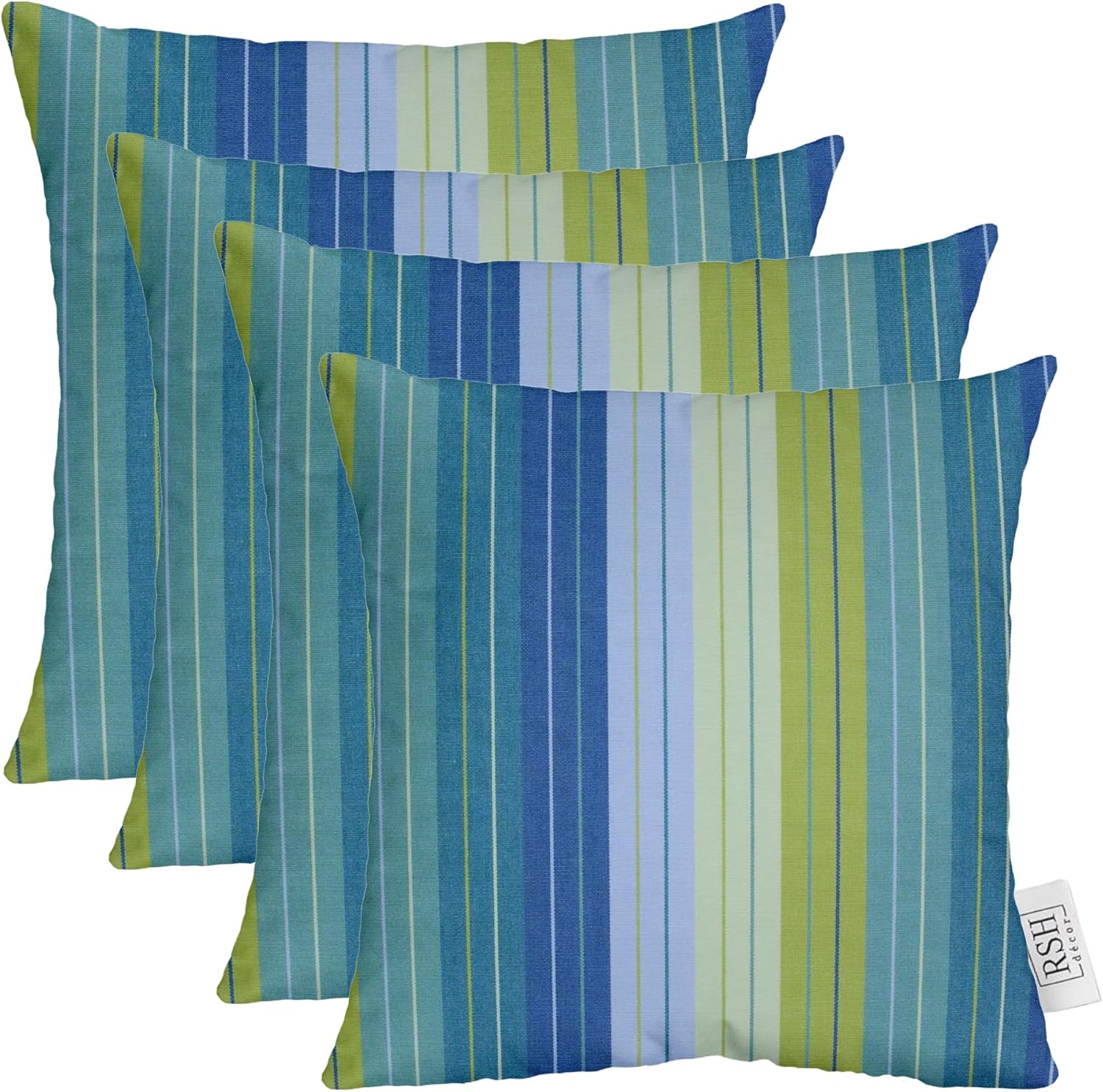 RSH Decor Sunbrella Square Throw Pillow Set of 4 17x17