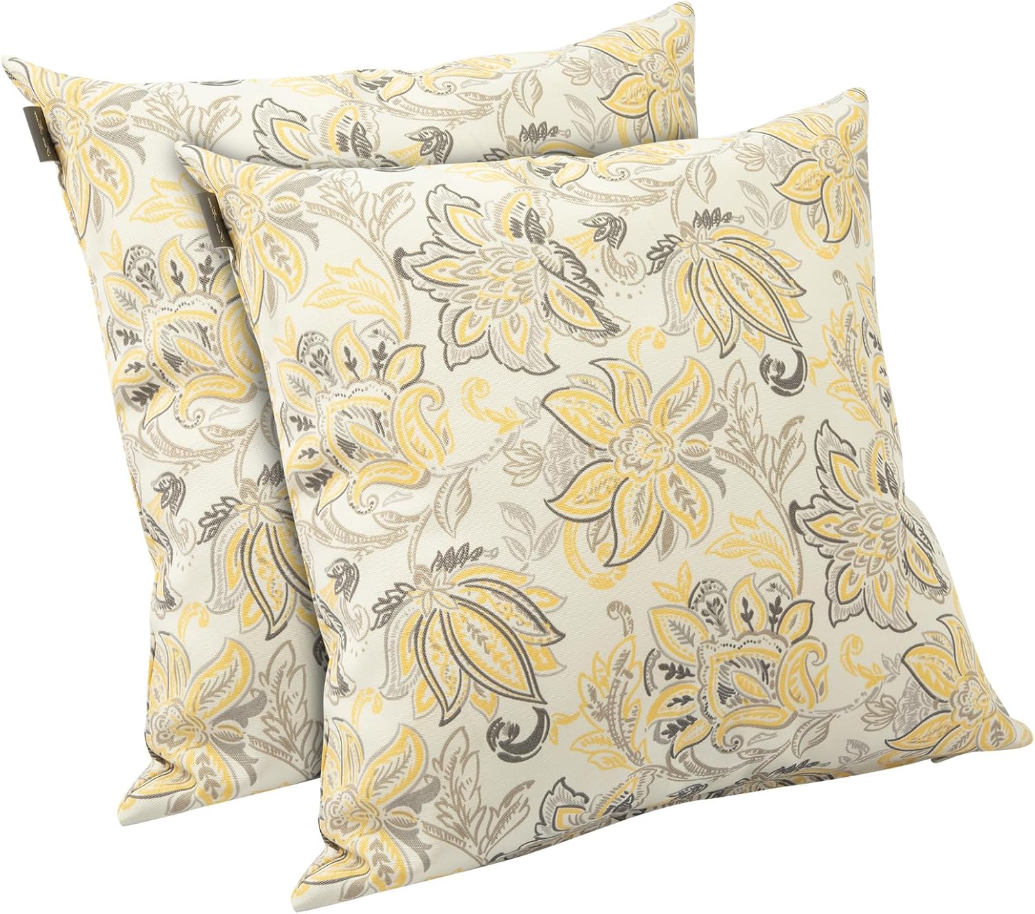 Funhome Outdoor Throw Pillows Set of 2 Waterproof 18x18 Inch