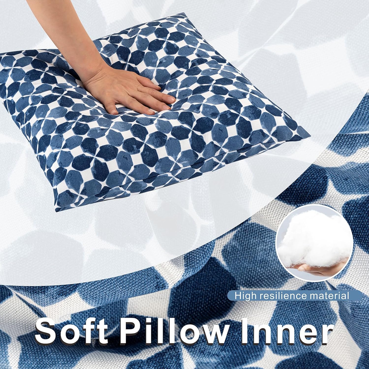 XXPILOS Outdoor Throw Pillows Set of 2 with Insert