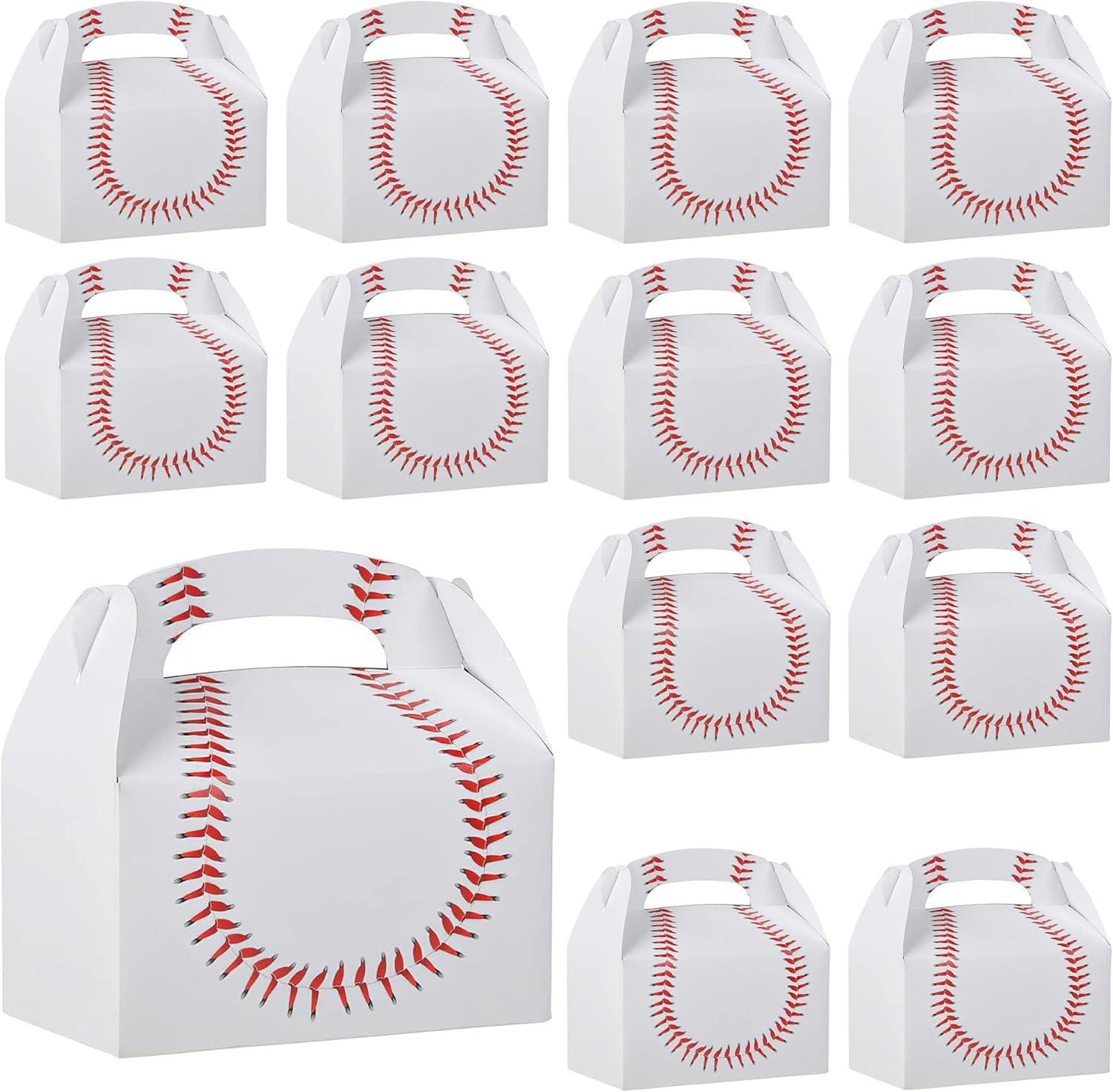 Bedwina Baseball Treat Boxes - Pack of 12
