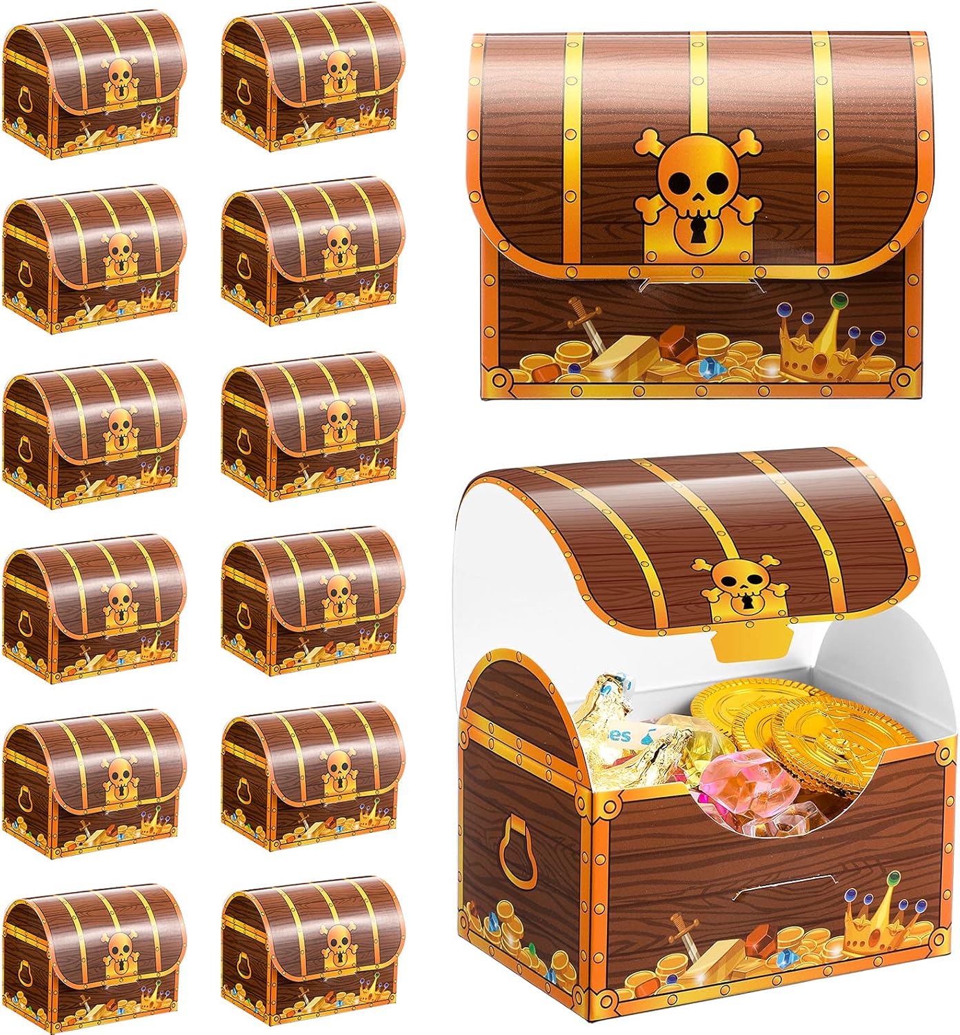 Chinco Pirate Treasure Chest Gift Boxes 24 Pcs