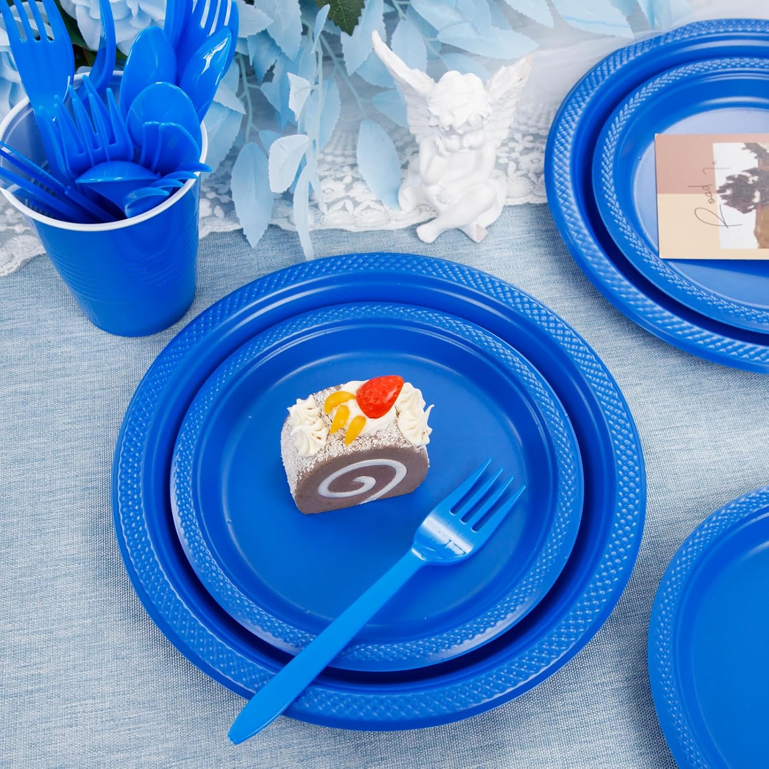 LUODA MirthMood 350 Piece Blue Party Set