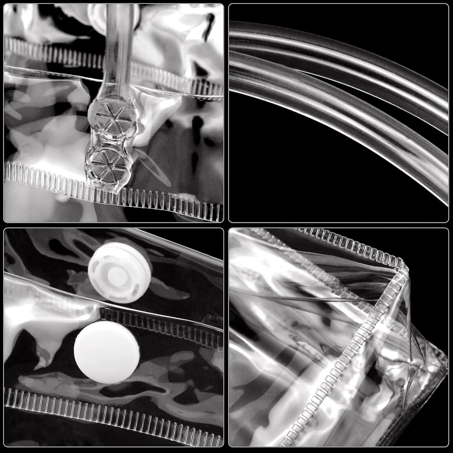 BadenBach 24 PCS Mini Clear Gift Bags with Handle