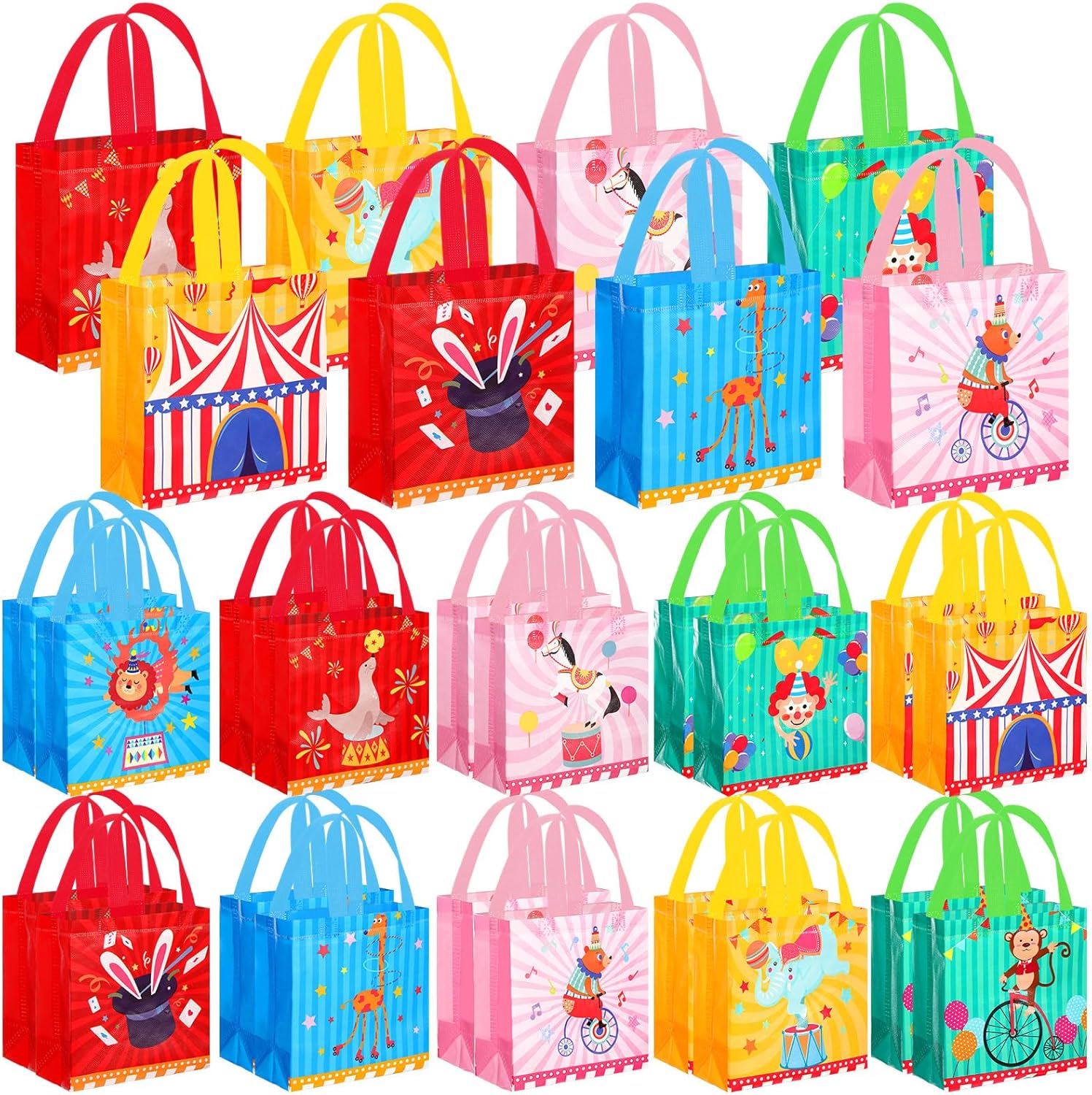 Sweetude 40 Pcs Circus Themed Gift Bags for Parties