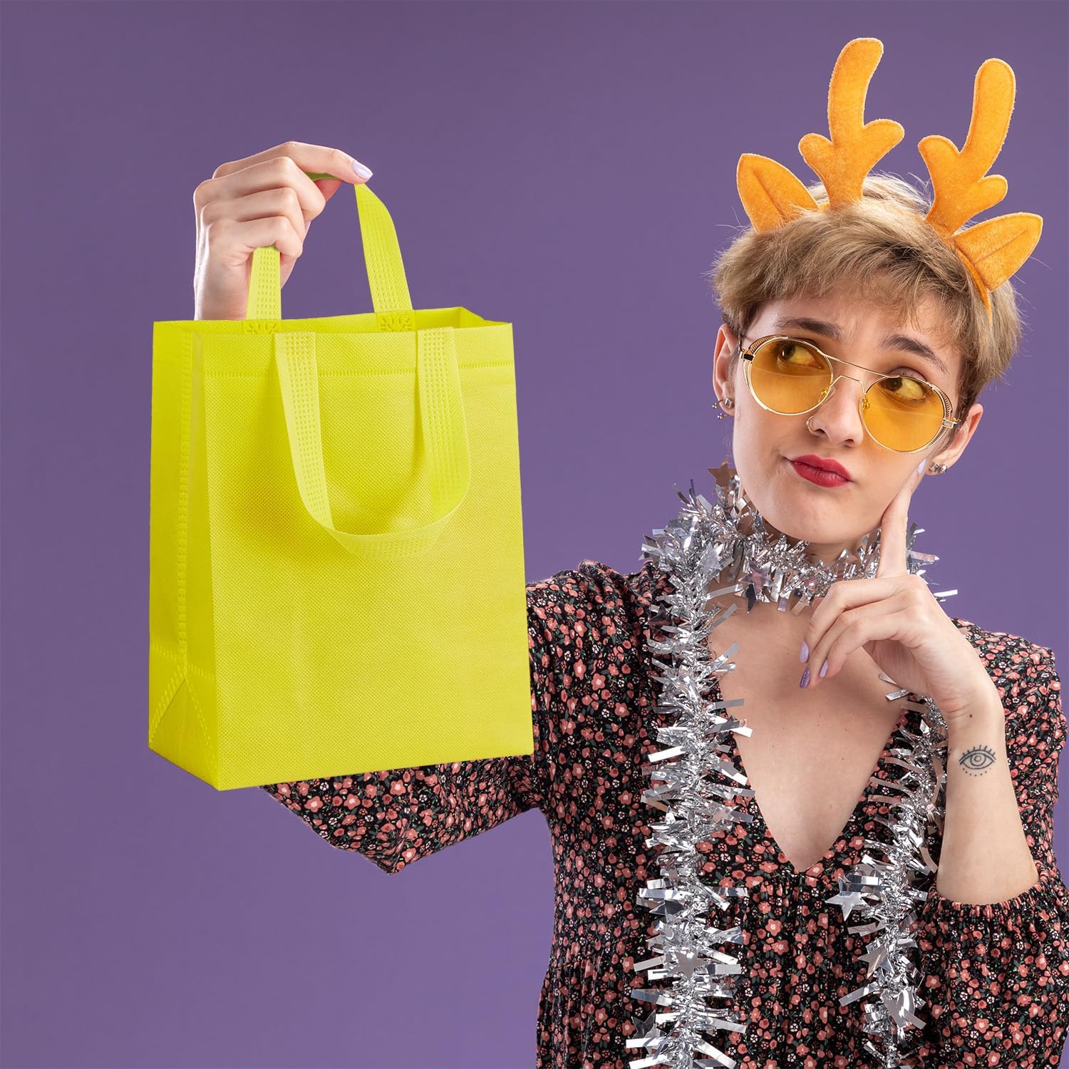 SPERPAND 30 Pcs Reusable Gift Bags with Handles and Tissues