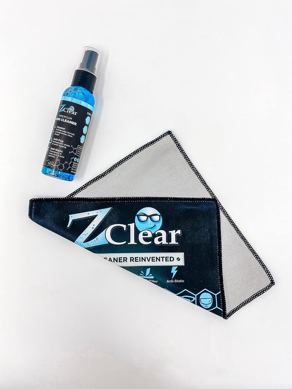 Z Clear 2 oz EyeGlasses Cleaner with Microfiber Cloth