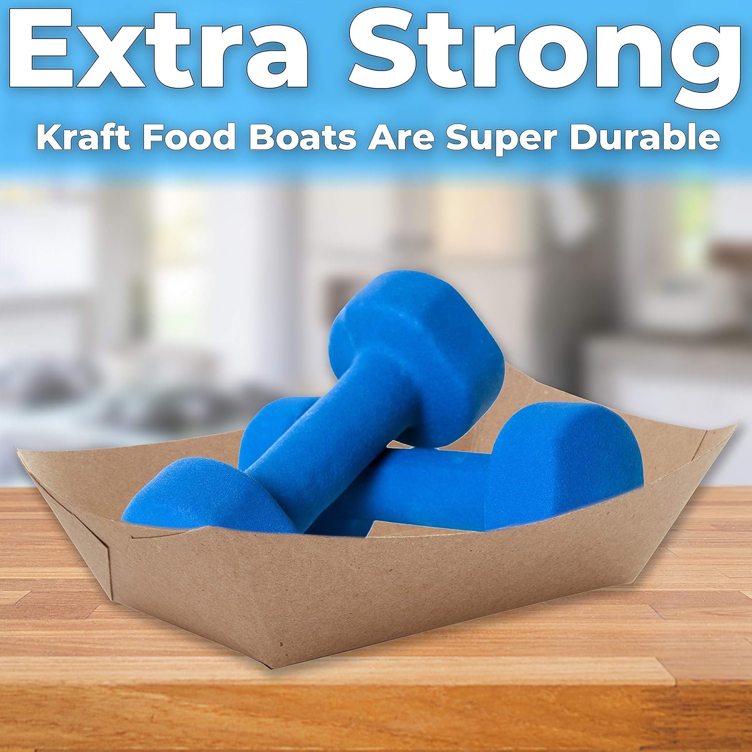 Avant Grub 3lb Eco-Friendly Food Holder Trays 50-Pack