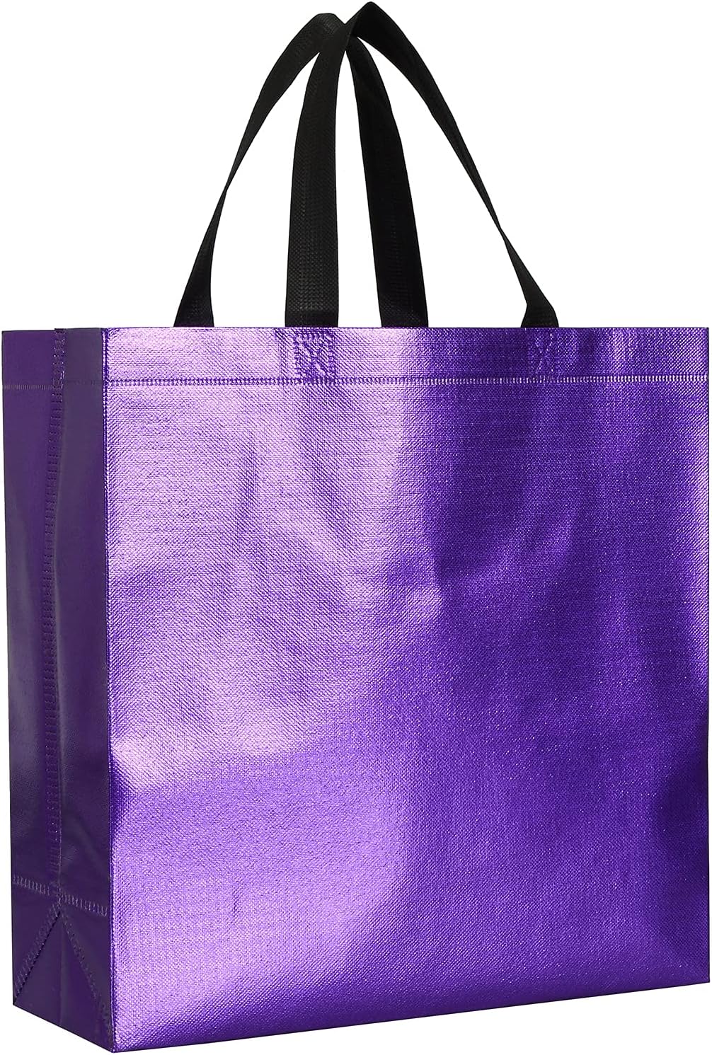 Tosnail 20 Pack Reusable Gift Bags with Handles Purple