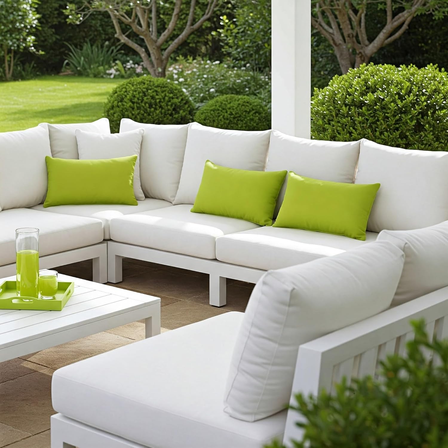 RSH DECOR Sunbrella Pillows Set of 4 20x12