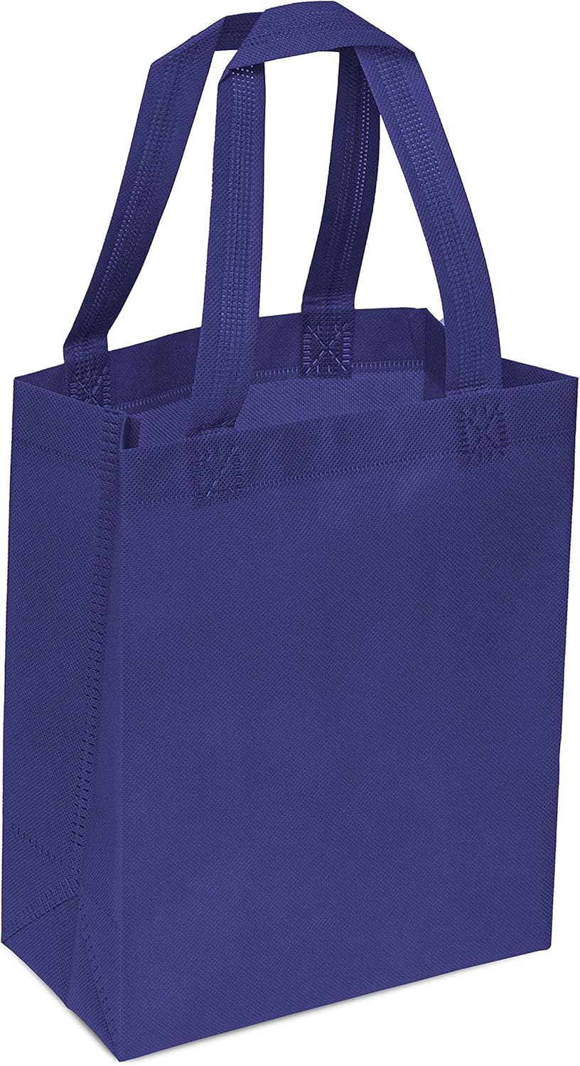 ZENPAC Small Reusable Gift Bags with Handles - 12 Pack