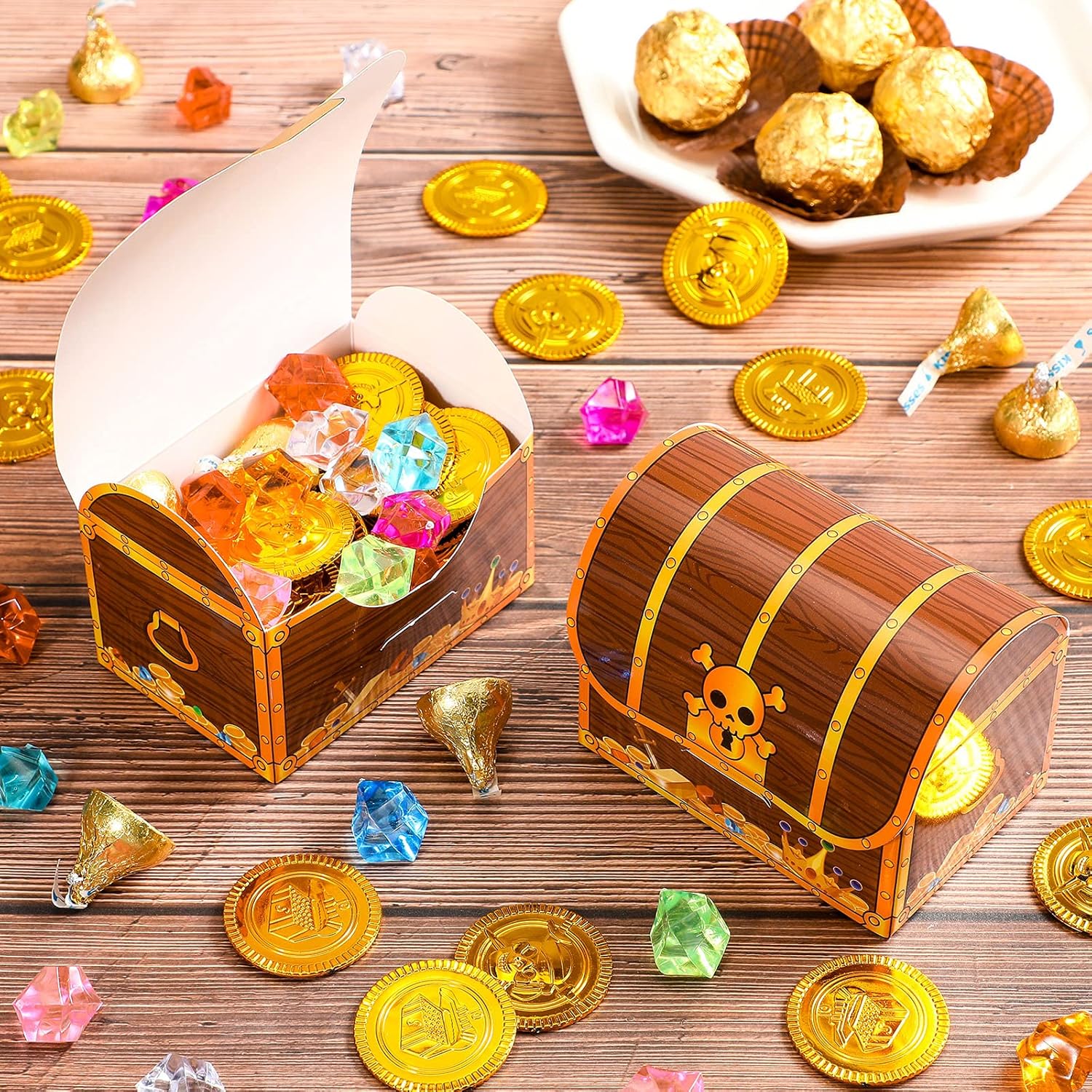 Chinco Pirate Treasure Chest Gift Boxes 24 Pcs