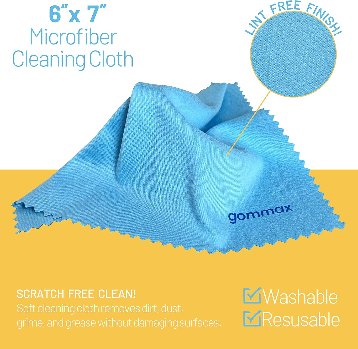 Gommax Lens Cleaner Kit with Microfiber Cloth and Spray